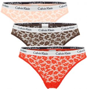 CALVIN KLEIN - nohavičky 3PACK carousel moon color - special limited edition