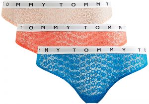 TOMMY Hilfiger - brazilky 3PACK color coral - special limited edition