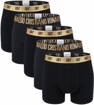 CRISTIANO RONALDO CR7 - boxerky 5PACK GOLD COLLECTION v darčekovom balení - limitovaná edícia