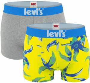 LEVI`S - 2 PACK boxerky Levi`s palace blue & yellow