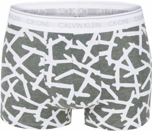 CALVIN KLEIN - boxerky CK ONE fashion new slate print - limitovana fashion edícia