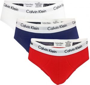 CALVIN KLEIN - 3PACK Cotton stretch tricolor slipy