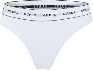 GUESS - organic cotton biele dámske tangá