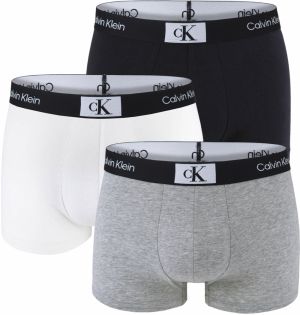 Calvin Klein - boxerky 3PACK 1996 modern cotton stretch black, white, gray - limitovaná edícia