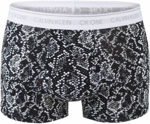 CALVIN KLEIN - boxerky CK ONE fashion black snake print - limitovana fashion edícia