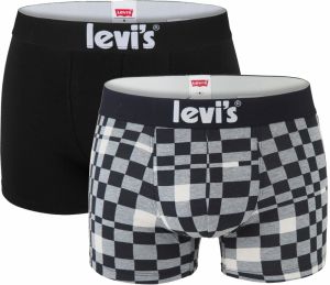 LEVI`S - boxerky 2PACK Levi`s man racerblock black combo - limitovaná edícia