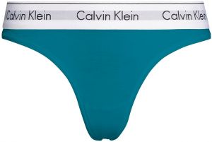 CALVIN KLEIN - tangá Modern cotton petrol color - special limited edition