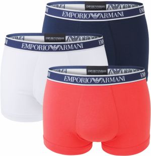 EMPORIO ARMANI - boxerky 3PACK stretch cotton fashion eclisse & bitter Armani logo - limited edition