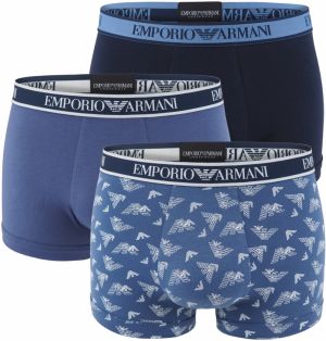 EMPORIO ARMANI - boxerky 3PACK stretch cotton fashion indigo & oxford combo colore - limited edition