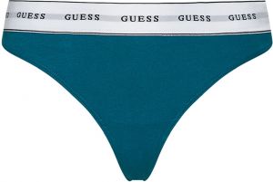 GUESS - organic cotton petrol dámske tangá