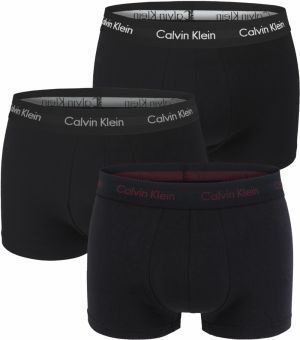 Calvin Klein - boxerky 3PACK cotton stretch black with modern color logo waist  - limitovaná edícia
