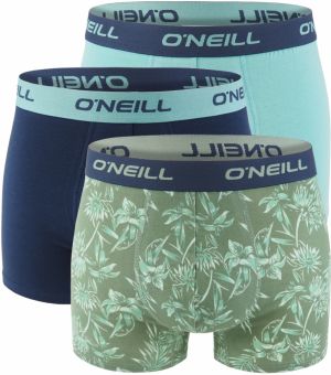 O'NEILL - boxerky 3PACK marine & green flower color combo - limitovana edicia