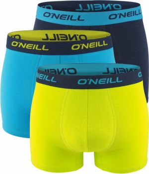O'NEILL - boxerky 3PACK lime & blue marine color combo - limitovana edicia