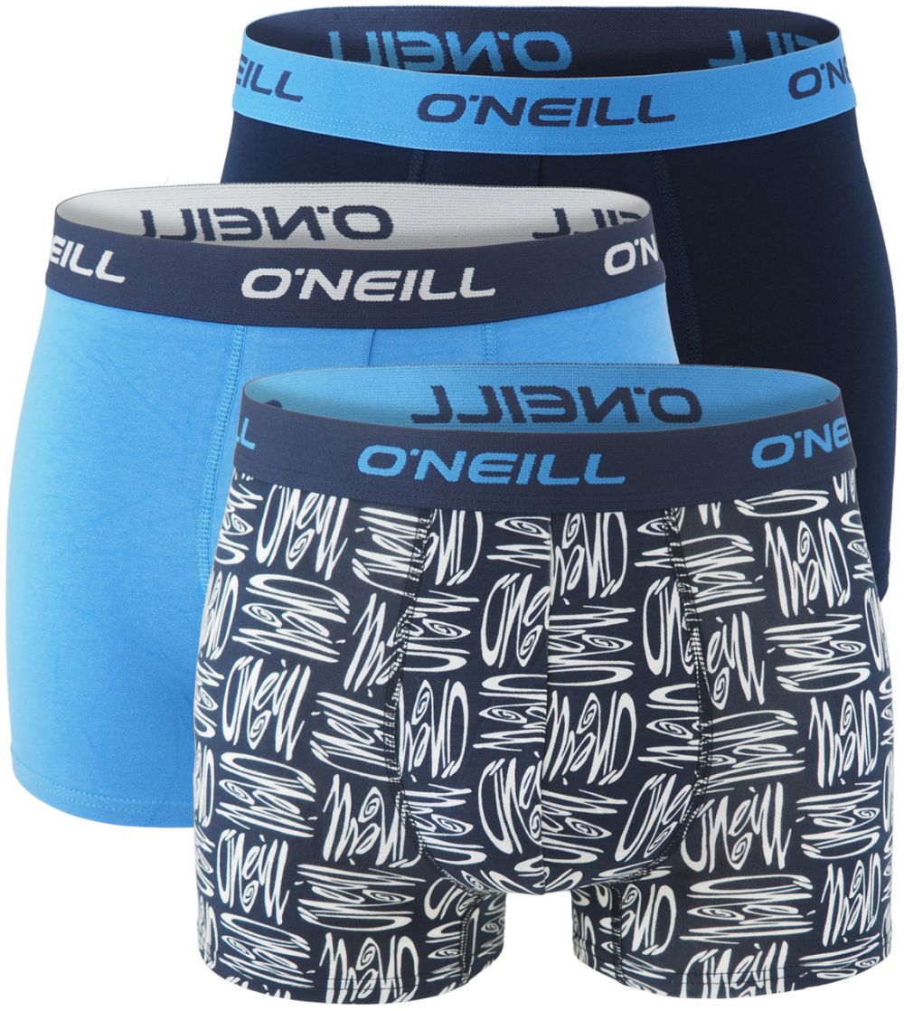 O'NEILL - boxerky 3PACK multi logo regatta navy combo - limitovana edicia
