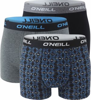 O'NEILL - boxerky 3PACK multi peru black & gray combo - limitovana edicia