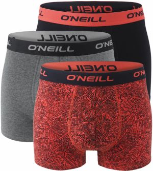 O'NEILL - boxerky 3PACK multi frozen gray & black combo - limitovana edicia