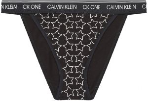 CALVIN KLEIN - CK ONE fashion outline star print brazilky