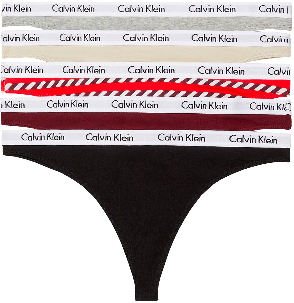 CALVIN KLEIN - tangá 5PACK cotton stretch signature comfort color combo - limited edition