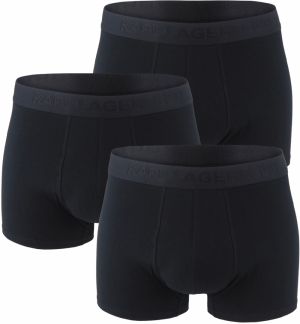 KARL LAGERFELD - boxerky 3PACK organic cotton KARL LAGERFELD tonal logo black color combo - limitovaná edícia
