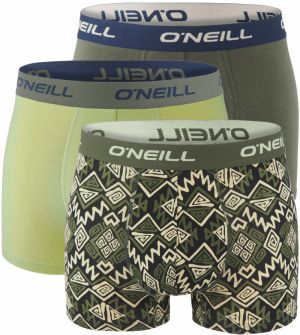 O'NEILL - boxerky 3PACK lime grape leaf combo - limitovana edicia