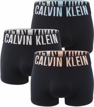 Calvin Klein - boxerky 3PACK Intense power black with big logo CALVIN KLEIN z mikrovlákna - limitovana edicia