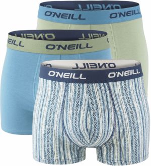O'NEILL - boxerky 3PACK cotton stretch pressed lines & blue stone combo - limitovana edicia