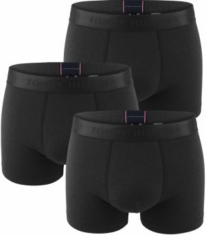 TOMMY HILFIGER - boxerky 3PACK everyday luxe black color combo - limitovaná edícia