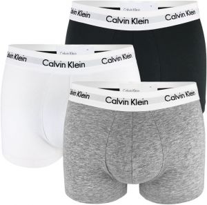 CALVIN KLEIN - 3PACK Cotton stretch black, white, gray boxerky