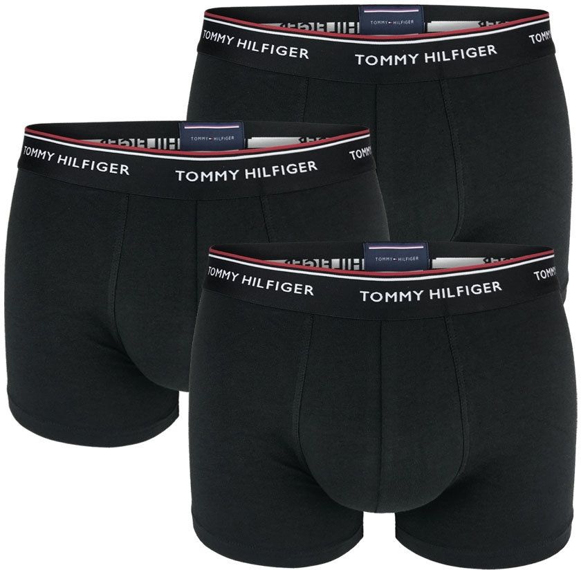 TOMMY HILFIGER - 3PACK premium essentials čierne boxerky