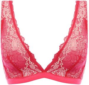 WACOAL - Lace Perfection ružová čipkovaná braletka