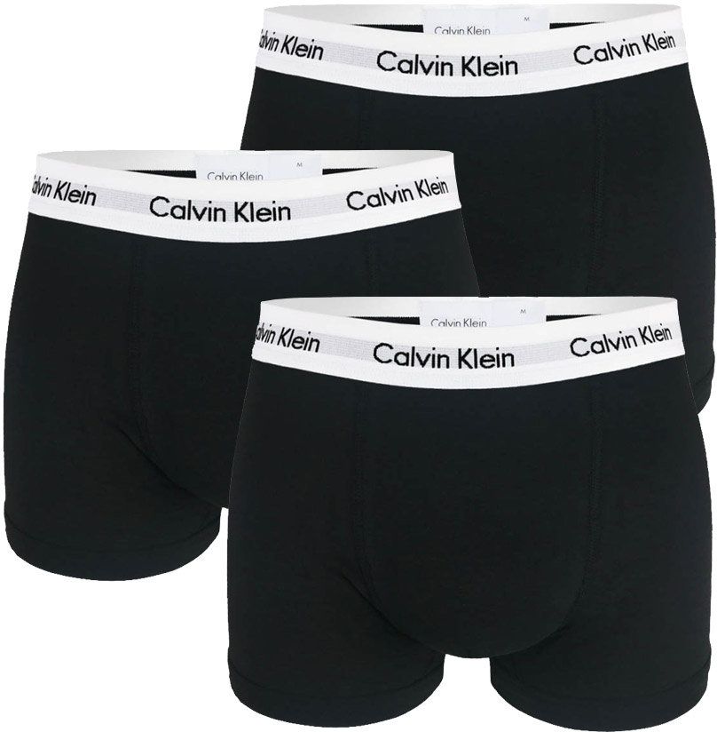 CALVIN KLEIN - 3PACK Cotton stretch classic black boxerky