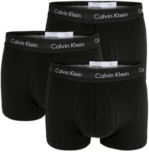 CALVIN KLEIN - 3PACK Cotton stretch čierne boxerky
