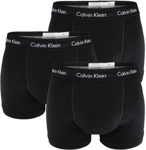 CALVIN KLEIN - 3PACK Cotton stretch classic čierne boxerky