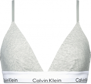 Calvin Klein -  Unlined triangle sivá podprsenka