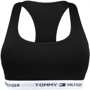 TOMMY HILFIGER - Iconic cotton čierna braletka