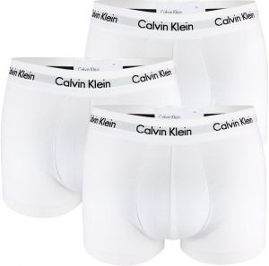 CALVIN KLEIN - 3PACK Cotton stretch white boxerky