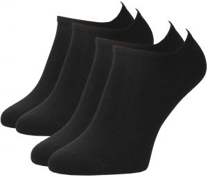 TOMMY HILFIGER - 2PACK čierne členkové ponožky