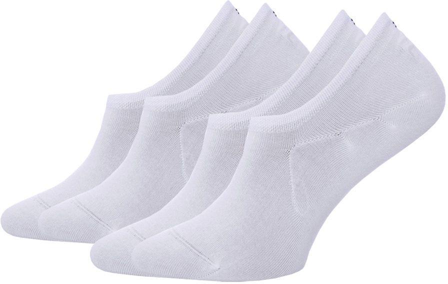 TOMMY HILFIGER - 2PACK biele neviditeľné ponožky