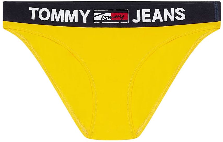 TOMMY HILFIGER - Tommy Jeans yellow nohavičky z organickej bavlny