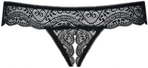 Čierne crotchless tangá Miamor galéria