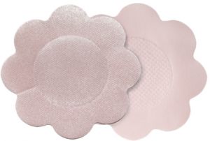 Lepiace pásky na poprsie s béžovými nálepkami na bradavky Perfect Cleavage Tape + Satin Nipple Covers - 3 páry galéria