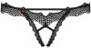 Čierne crotchless tangá Bravelle galéria