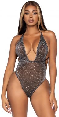 Čierne trblietavé body 89270 galéria