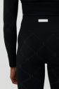 Čierne vzorované legíny Sthlm Seamless Block Tights galéria