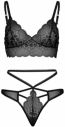 Čierny dvojdielny set 81578 galéria