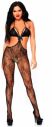 Čierne čipkované crotchless bodystockings 89127 galéria