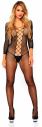Čierne sieťované bodystockings 89223 galéria