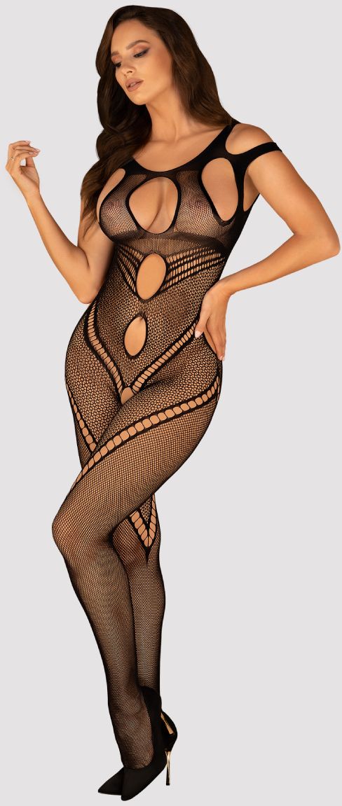 Čierne bodystockings G322