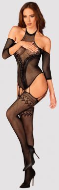 Čierne bodystockings G333