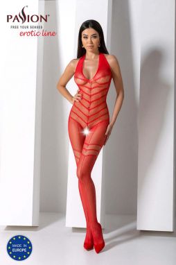 Červené bodystockings BS100